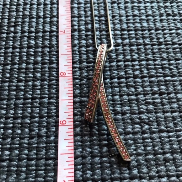 🎀 Breast Cancer Ribbon Necklace 🎀 - Picture 4 of 6